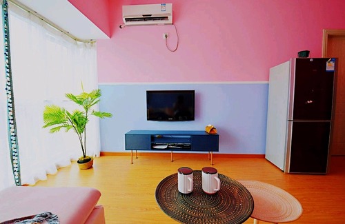 Futian Apartamento | Avatar Gallery Large Queen Bed & High Rise View