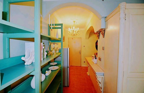 Futian Apartamento | Avatar Green Queen Round Bed High Rise View Futian