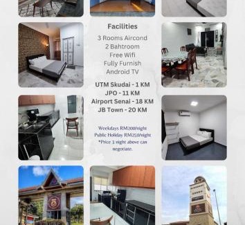Pulai Casa | Aydan Homestay, UTM, Taman Sri Pulai, Skudai