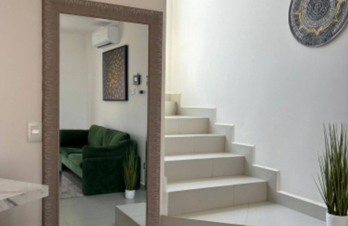 El Sauzal Apartamento | Aztec pent house , Charming 2-bedroom ocean view with pool, AC, WiFi .