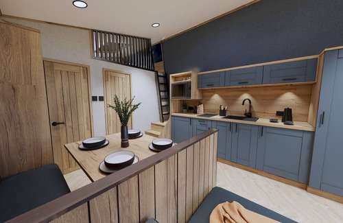Great Billing Cabina | Azure Horizons Glamping - The Brook Pod GV18