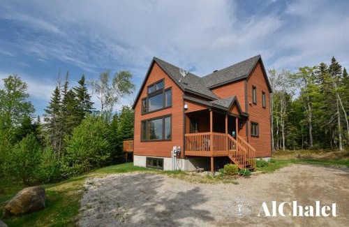 Petite-Riviere-Saint-Francois Chalet De Esquí | B-Évasion Chalet avec spa sauna