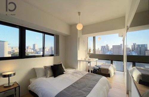 Hiroshima City Centre Apartamento | b hotel Nekoyard - Modern Studio with Great Security Near Peace Park
