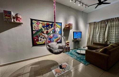 Tebrau Apartamento | B1610 Austin Height Crayon shin chan Home By Stay