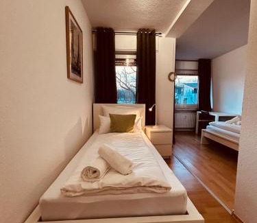 Mettingen Apartamento | B2 XL Top I 130m2 I 10 Einzelbetten I voll ausgestattet I Balkon I Wasch I XXL P