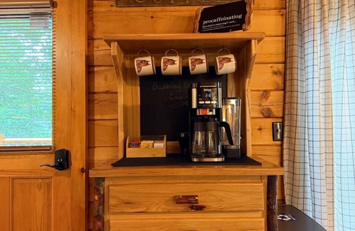 Conway Apartamento | Babbling Brook | Modern Cabin with Pond Access