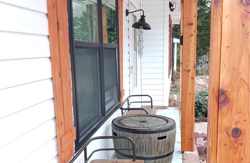 Toddville Road Casa | Backyard Under Construction: Modern Farmhouse 3miles to Uptown