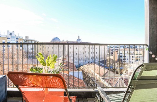 Les Grands Carmes Apartamento | Bail mobilité - Studio cosy avec terrasse et vue