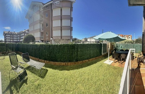 Noja Apartamento | Bajo con jardín y piscina - Costa Verde 6006