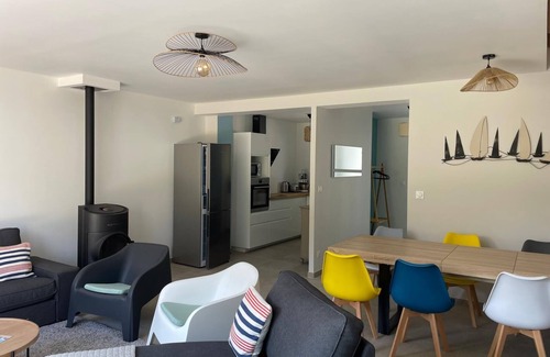 Hardelot-Plage Villa | "Balade au bord de Mer" accommodation in a small condominium for 9 people