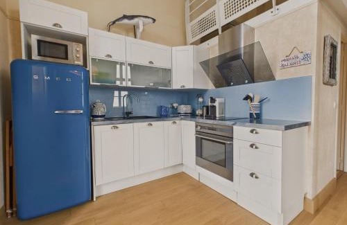 Le Croisic Apartamento | Balcon vue mer accès direct plage et piscine