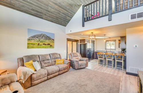 Sturgis Casa | Balcony and Views Sturgis Twin Peaks Cabin