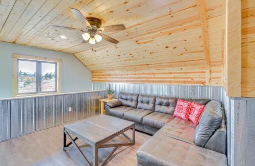 Sturgis Casa | Balcony and Views Sturgis Twin Peaks Cabin