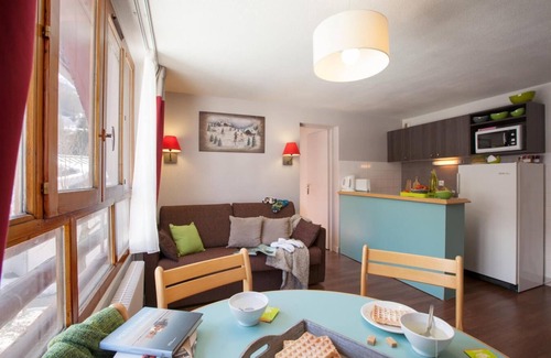 Lanslevillard Apartamento | 300m de los comercios, piscina, balcón, parking, tv, local para esquís, 28m², Val Cenis