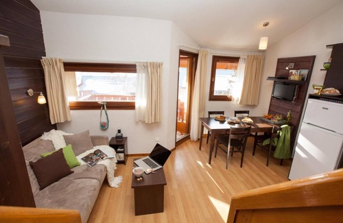 Lanslevillard Apartamento | 300m de los comercios, piscina, balcón, parking, tv, local para esquís, 28m², Val Cenis