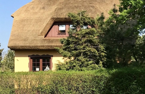 Wieck auf dem Darss Casa | Mar Báltico, gran casa de campo con techo de paja, 7 pers., Zona tranquila, ideal para familias