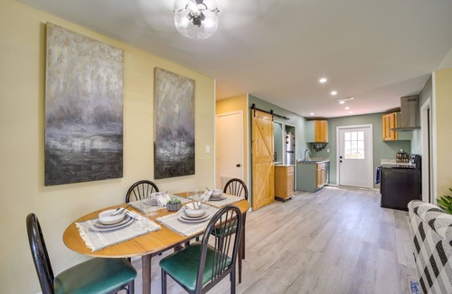 Barling Casa | Barling Vacation Rental: Fenced-In Yard w/ Hot Tub