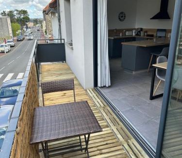 Barneville-Carteret Apartamento | Barneville Plage appart spacieux avec balcon 150m de la mer
