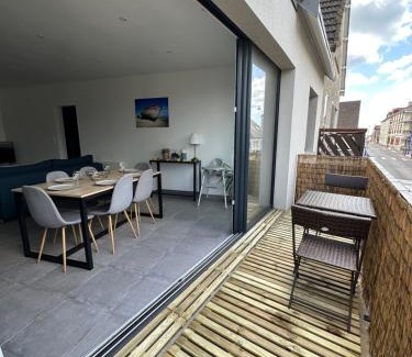 Barneville-Carteret Apartamento | Barneville Plage appart spacieux avec balcon 150m de la mer