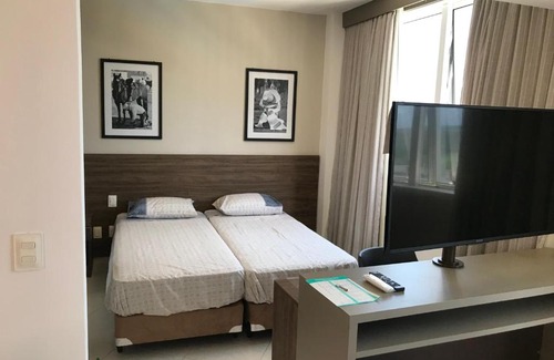 Barretos Apartamento | BARRETOS THERMAS - Flat privado ideal para 3 adultos e 1 criança até 12 anos
