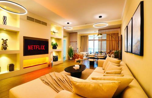 Dubai Marina Apartamento | Barsana - Premier 3Bed Suite - Marina & Sea Views