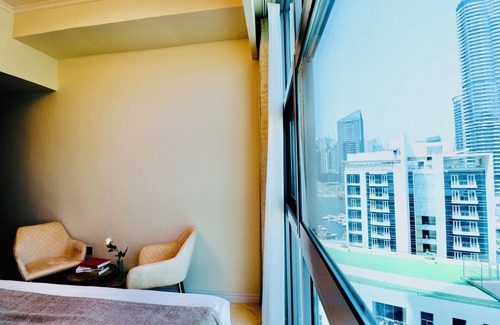 Dubai Marina Apartamento | Barsana - Sapphire 3BR Suite - Marina & Sea Views
