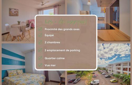 Sainte Marie Apartamento | Bas de Ste marie, T3 rénové, tout confort, vue mer