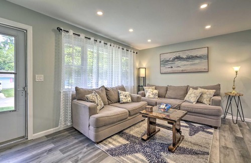 Bayville Casa | Bayville Getaway with Fire Pit - 2 Mi to Beach!