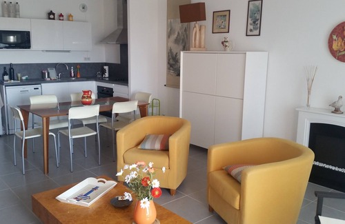 Palavas-les-Flots Apartamento | 20m playa, vistas al mar, hermoso apartamento nuevo, 3ª ascensor privado