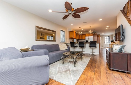 Bradley Beach Casa | Beach Block Bradley Beach, NJ 3 casas en la playa incluye 4 pases de playa