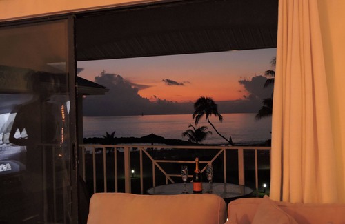Seven Mile Beach Condominio | Condominio de playa con vista al atardecer