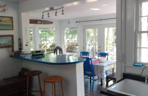 East Marion Cabaña | Boho cottage three houses from private bay beach. July 9,500.00 August 10,00.00