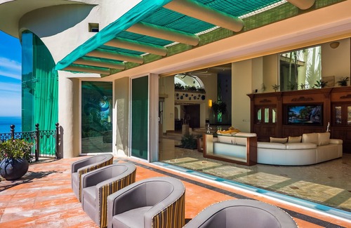 Boca de Tomatlán Villa | Villa Armonia frente a la playa con impresionantes vistas