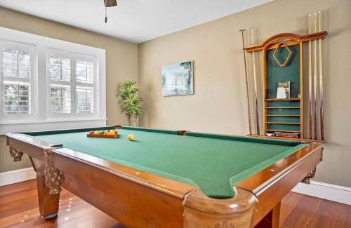 Vilano Beach Casa | Beach Home w Pool Golf Cart Game Room Dogs Ok