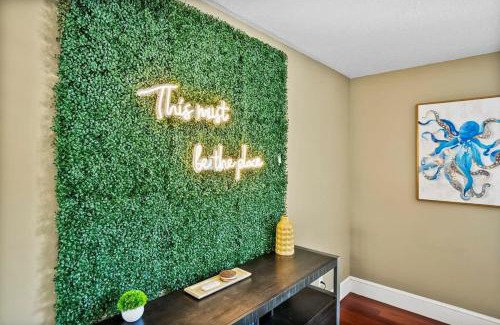Vilano Beach Casa | Beach Home w Pool Golf Cart Game Room Dogs Ok