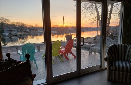 Cove - East Side - Shippan Casa | Beach House - relax on the deck - stunning sunrises!