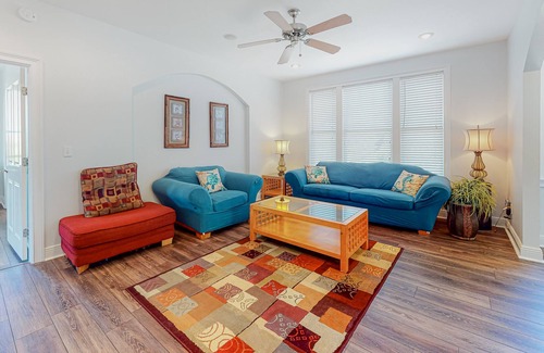 Treasure Beach Village Casa | Beach view dog-friendly home with a pool, tennis, fireplace, washer/dryer, grill