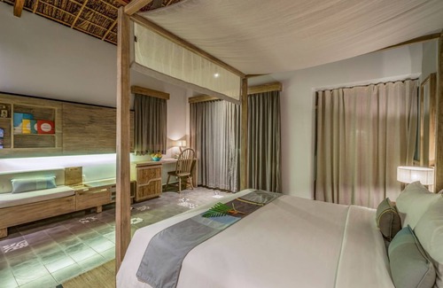 Central Mui Ne Beach Complejo | Beachfront Bungalow - Una Habitación Resort, Capacidad 2