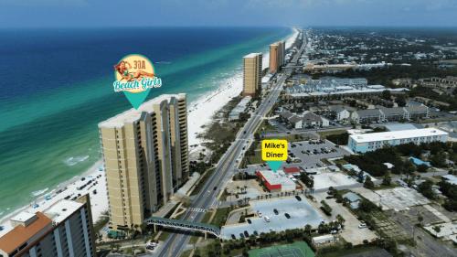 West Panama City Beach Casa | Beachfront Access 2 Pools Beach Service w Chairs Emerald Isle Resort 1308