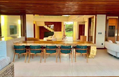 Barra do Jacuipe Casa | Beachfront Mansion (Beachfront) with 8 Suites in the Alphaville Guarajuba Condominium