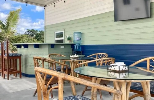 San Pedro Cabina | Beachfront Cabin #2/Free Breakfast/120SF