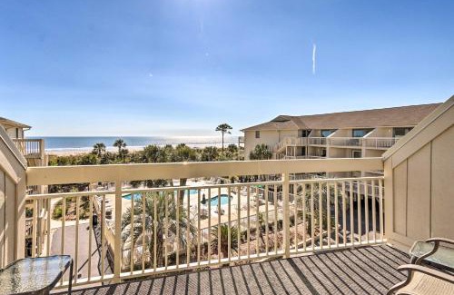 North Forest Beach Apartamento | Beachfront Condo with Pool Access in Hilton Head!
