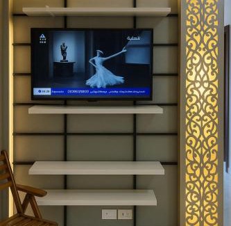 Al-Manasrah Chalet De Esquí | Beachfront Chalet in Porto Said with Pool Garde