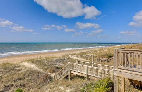 Indian Beach Casa | Beachfront Emerald Isle Vacation Rental with Deck!