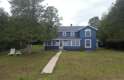 Bois Blanc Island Cabaña | Beachfront Lodge on Bois Blanc Island, MI. Lake Huron