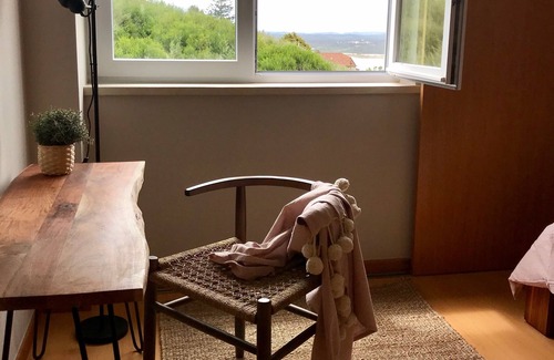 Foz do Arelho Condominio | Beachfront loft with incomparable sea view and huge roof terrace.