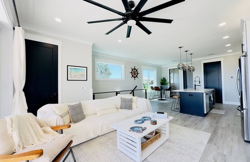 Flagler Beach Casa | Beachfront Luxury, NEW, Modern Oceanview Retreat!