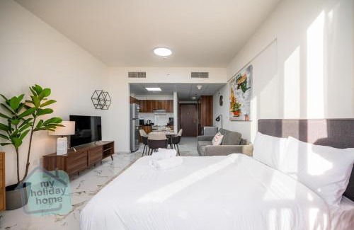 Al Hamra Village Apartamento | Beachfront - Modern Studio - Brand New