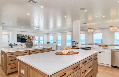 Crescent Beach Casa | Beachfront Paradise, New Pool and Hot Tub, Private Boardwalk, Six King Suites, $300 in Free Tickets!