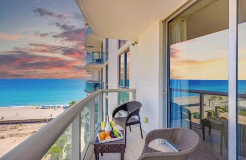 Sunny Isles Beach Apartamento | Beachfront Resort Pool Ocean View Balcony Gym